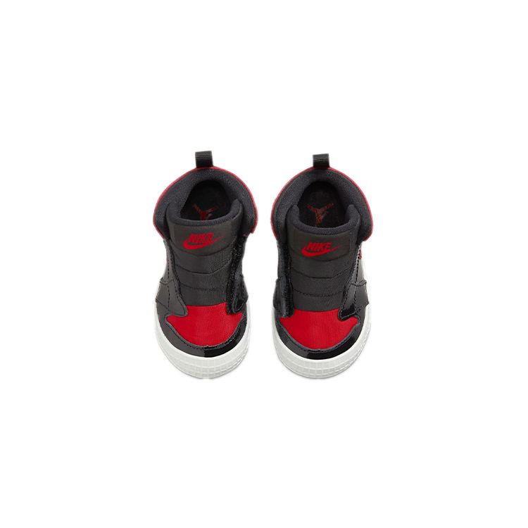 Air Jordan 1 Retro High OG Crib Младенец Черный Varsity Red Белый AT3745-063
