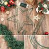 1 шт для Рождества Хэллоуин DIY Цветочная гирлянда металлический венок рамка кольцо сердце звезда круг форма
