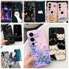 Для Tecno Pova 4 Pro Pova 5 Pova2 Pova3 Чехол для телефона 2023 новый Модный Кот Роскошная Раскраска Ультра Мягкий Пара Для Pova4 Pova5 2 3 Чехол