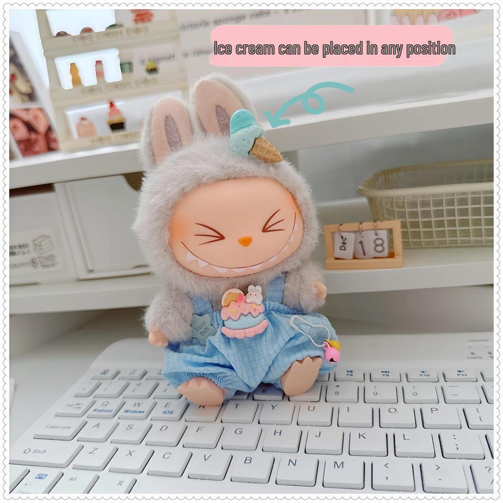 17см Виниловый брелок-кукла Лабубу: Коллекция одежды-сюрпризов первого и второго поколения