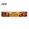 Creative Scene Layout Props Halloween Fence Banner, 118 x 20 Inch Large Yard Sign Banner Flag, Scary Spooky Theme Backgrounds Party Backdrop
