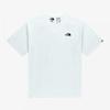 [Официальный North Face] Nt7ur15j White Label Гибридная вафельная футболка с коротким рукавом с круглым вырезом Белый