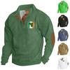 Men's Standing Collar Sweatshirt Is Outdoor Casual Sweaters Tops