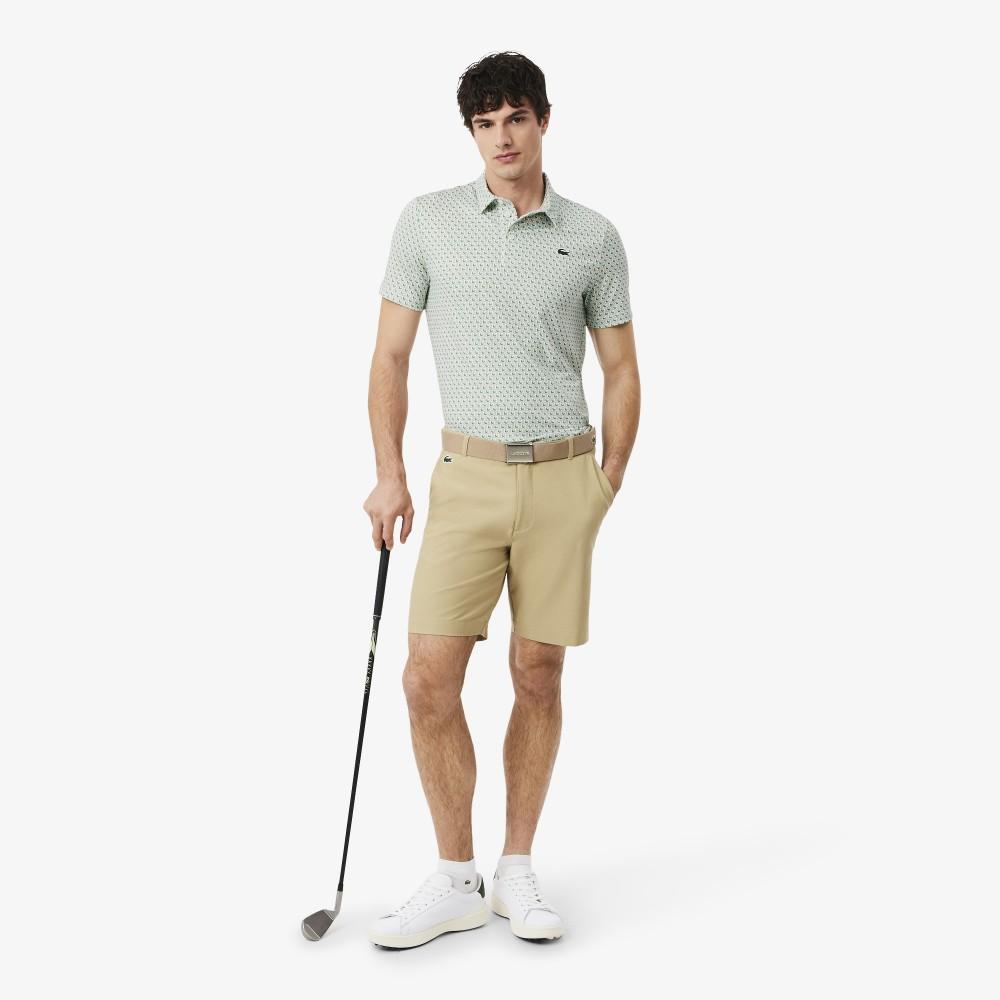 [lacoste] Men's Golf AOP Short-Sleeve Polo Shirt DH4825-56GX0N