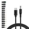 Кабель-адаптер питания USB Type C на DC5V Содержит 14 Разнообразных Разъемов для Покрытия Различных Потребностей в Зарядке Устройств