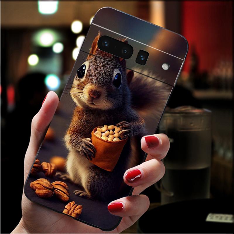 Чехол для телефона Squirrel для Google Pixel 8 7 Pro 7A 7 6A 6 Pro Pixel 8A 4A 3A 4 XL Pixel 5 6 4 3 3A XL