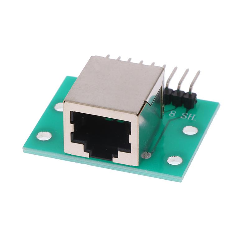 1 шт. Адаптерная плата Rj45 для модульного разъема Ethernet Xh2.54, сетевой интерфейс + коммутационная плата + штыревой разъем