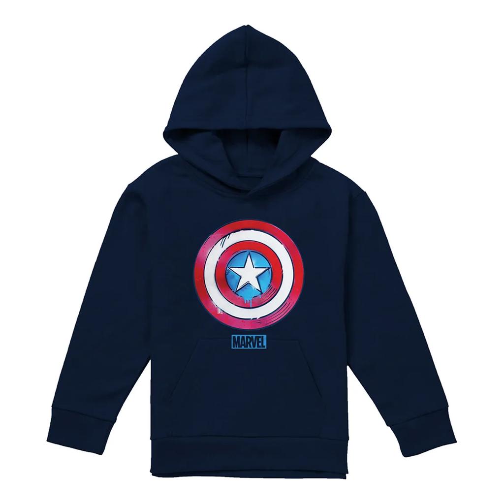 Captain America Childrens/Kids Shield Pull Over Hoodie