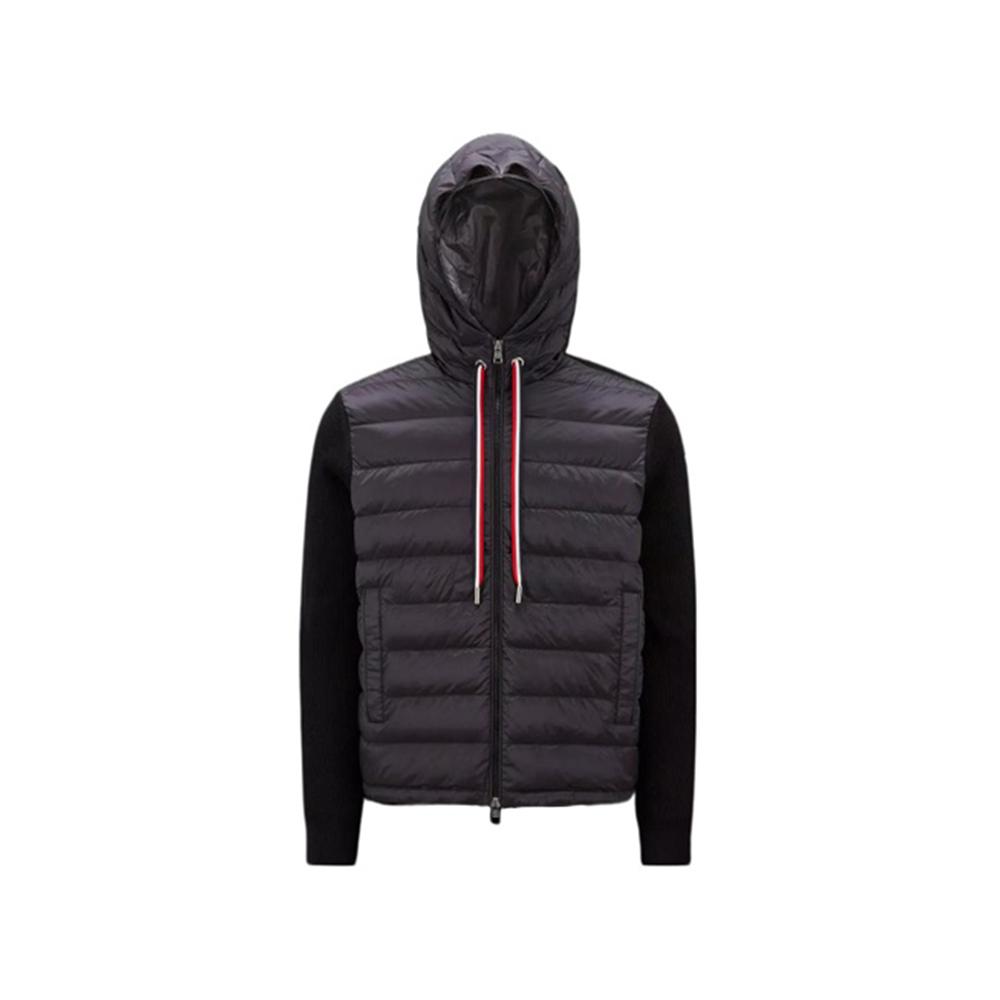 Moncler padded-panel hooded jacket I10919B00005M1367999