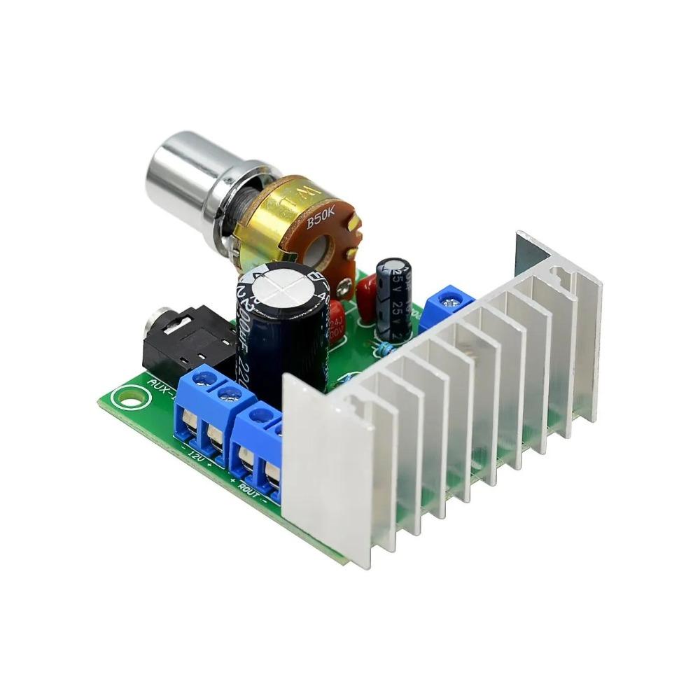AC / DC 12V TDA7297 2x15W Цифровой аудио усилитель DIY Kit Двухканальный модуль