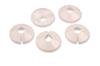 WHITE ROSETTE 22MM SET - HT/778/K