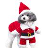 Christmas Dog Clothes Funny Pet Cosplay Santa Claus Outfits For Small Dogs Cats New Year Party Yorkshire Chihuahua Pug Costumes