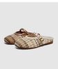 Senda Muller Women's 2026 Summer New Hollow Breathable Woven Flat Sandals