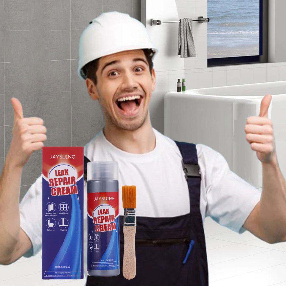 100 мл Герметик для ремонта протечек Водонепроницаемый Суперпрочное Сцепление Бытовой Инструмент для Герметизации и Ремонта Мощный Герметик Крем Покрытие Жидкость Спрей