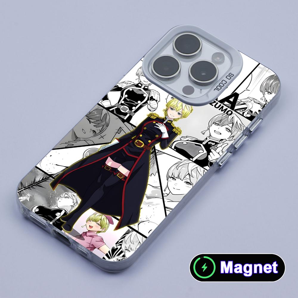 Mato seihei Tenka Izumo White Translucent MagSafe Mobile Phone Case for iPhone 17 16 15 14 13 12 11 X XR XS Air Pro Max Plus