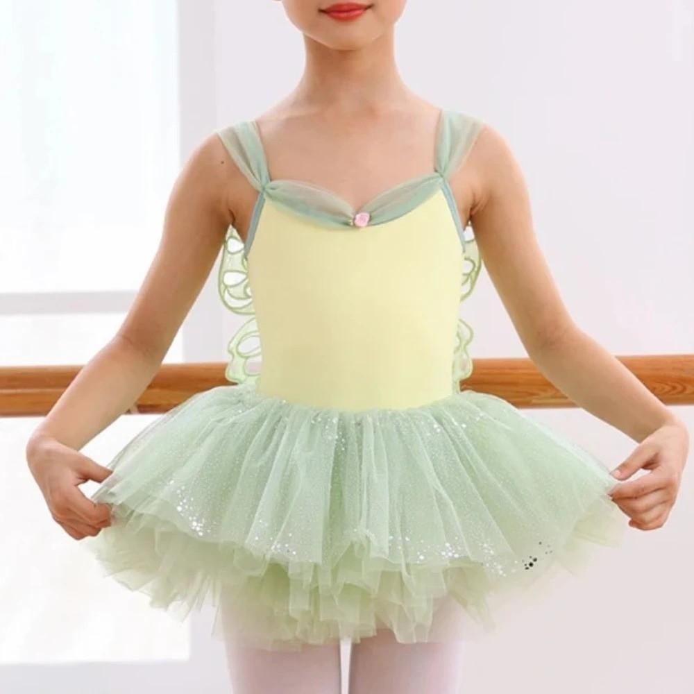 Chiffon Skirt Ballet Leotards Camisole Style Dance Costume Fashion Ballerina Tutu Dress Practice