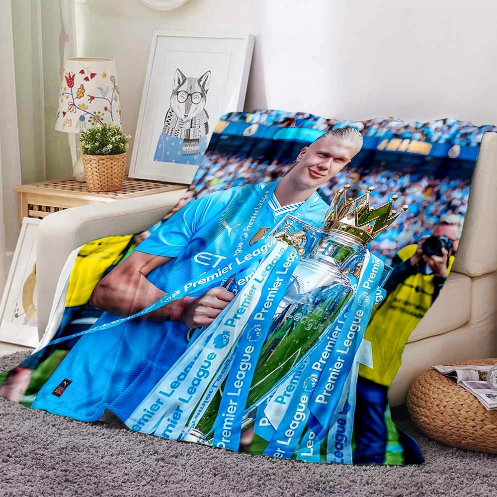 Haalands Manchester Moment Blankets Flannel Printed Breathable Warm Throw Blanket for Home Office Bedspreads 0708a82