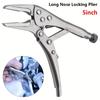 1Pcs Long Jaw Long Nose Locking Pliers 5 Inch Repair Hand Tool  For Nuts Bolts Repair