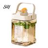 BPA-Free Water Jug Cold Brew Pitcher with Spigot 2.5/3.5L Large Capacity Plastic Dispenser for Bottle Spout Juice & Iced Tea Leak-Proof Beverage Home