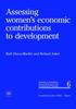 Книга Assessing Women's Economic Contributions To Development (PHD 6)