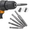 6/10Pcs Screw Extractor Center Drill Bits Guide Set Broken Damaged Bolt Remover Hex Shank And Spanner For Broken Hand Tool 