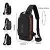 26-27 Men Multifunctional Waterproof Password Anti-theft Chest Bag