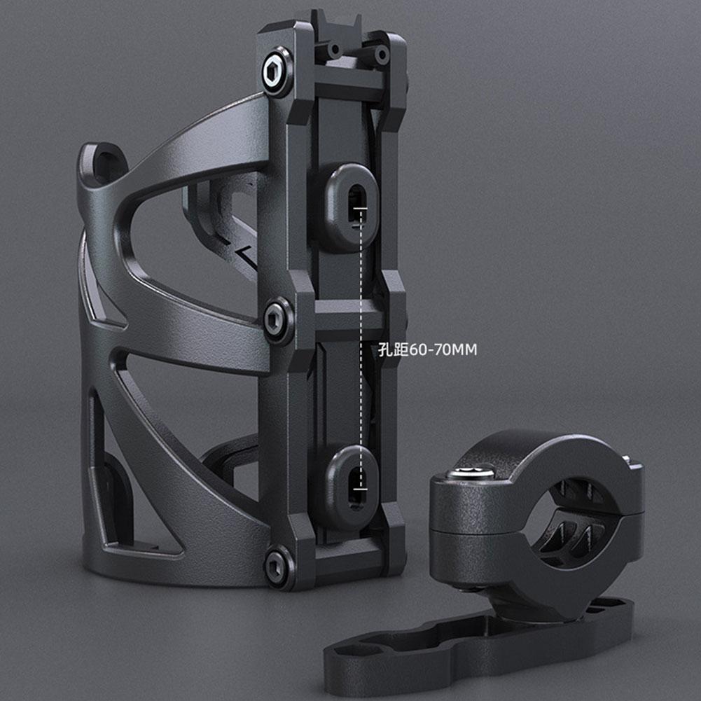 Motorcycle Bottle Holder Plastic Portable Riding Water Cup Holder Mount with Bracket Adjustable Bicycle Drink Holder