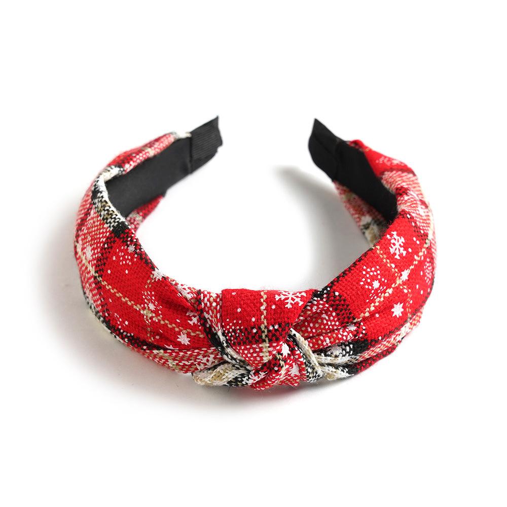 Рождественская повязка на голову женская повязка на голову рождественская осенне-зимняя заколка рождественские аксессуары для волос головной убор