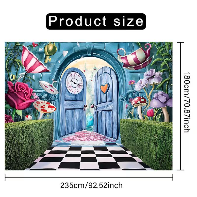 2D Enchanted Wonderland Doorway Background for Cosplay & Storytime Photos
