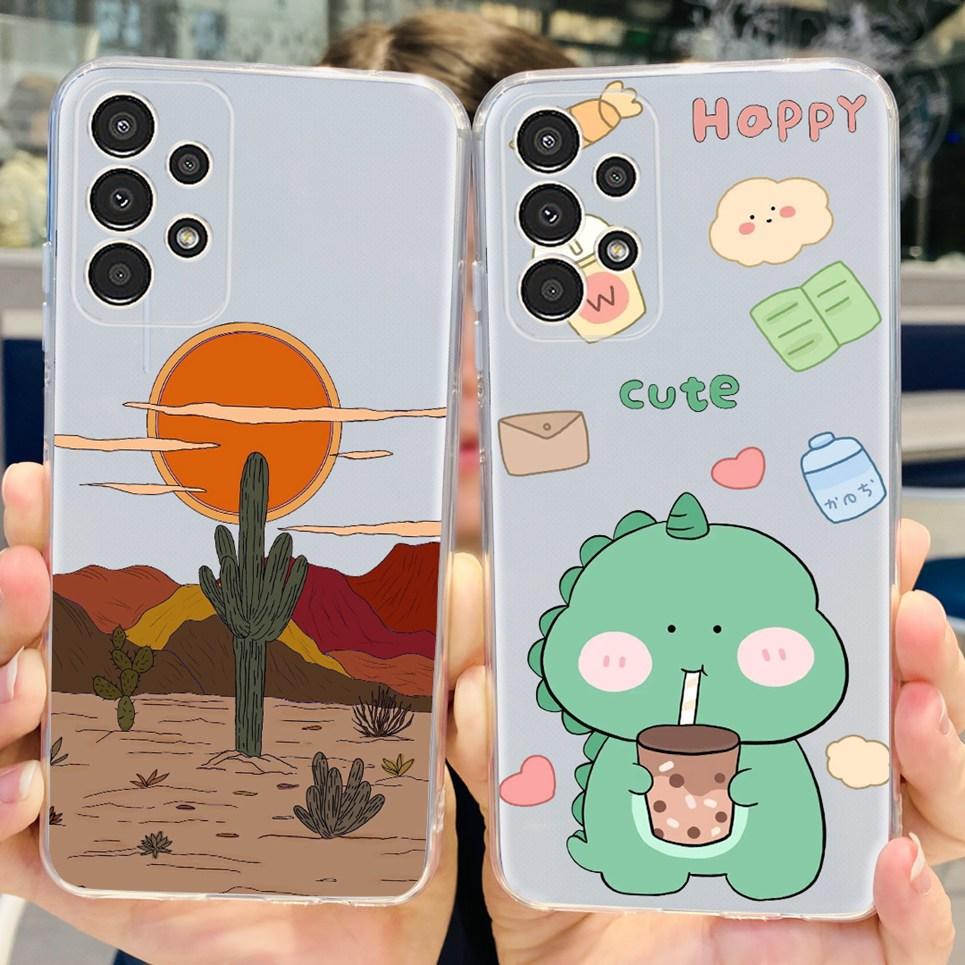 For Samsung A13 M13 M23 M33 Galaxy Case Flowers Butterfly Astronaur Phone Case Back Cover Soft Bumper Samsung Galaxy A13 M23 Bag