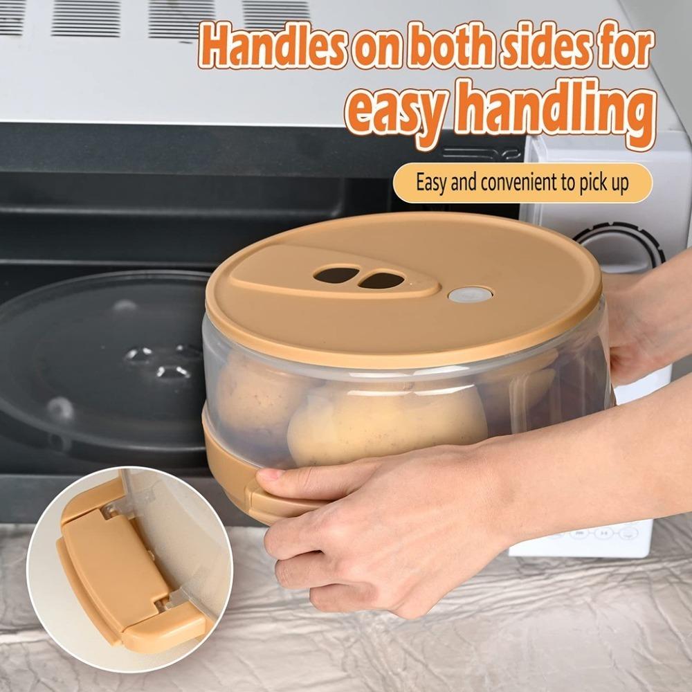 Microwave Baked Bacon Potato Box Reusable Potato Cooker Potatoes Bake Steamer  Good Helper