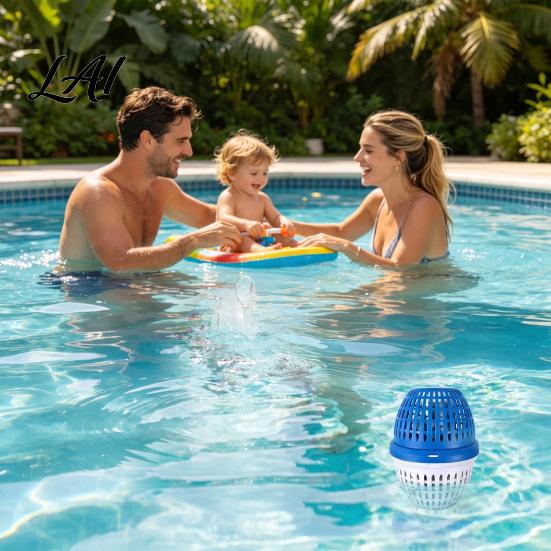 Easy Install Pool Filter Swimming Housing Fit 7.5K-20K Gallons Pools 5 Stage Large Capacity System Filtration System Above Ground & In-Ground