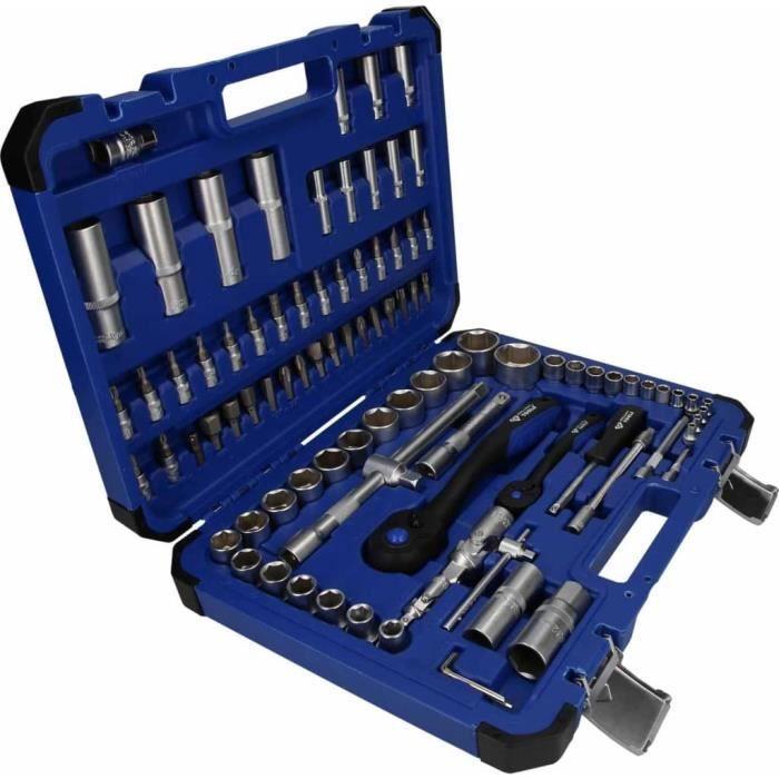 Coffret De Douilles Et Cliquets - BRILLIANT TOOLS - BT023094 - 94 Pièces - Métal