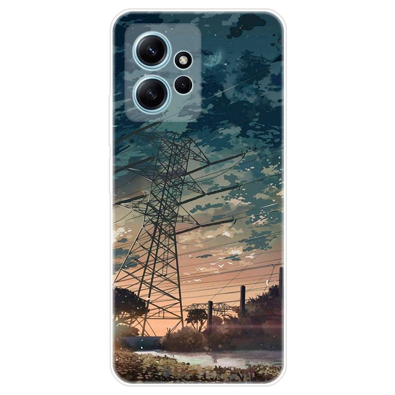 Для Xiaomi Redmi Note 12 Note12 4G чехол Мягкая силиконовая задняя крышка Мультяшный чехол для телефона Разнообразие