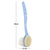 2-in-1 Double-sided Bath Brush with Gentle Long Handle for Body Cleaning, Shower Soft Hair Exfoliating, Shower Brush