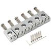 Musiclily Ultra 10.8mm Blast Tremolo Bridge Saddles for Strat Electric Guitars, Chrome (Set of 6)