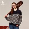 Женская полосатая футболка с длинным рукавом HAZZYS PHIZ