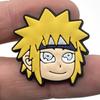 Пряжка для обуви из ПВХ «Шаринган Наруто» — аксессуары для обуви в стиле аниме-сада.
