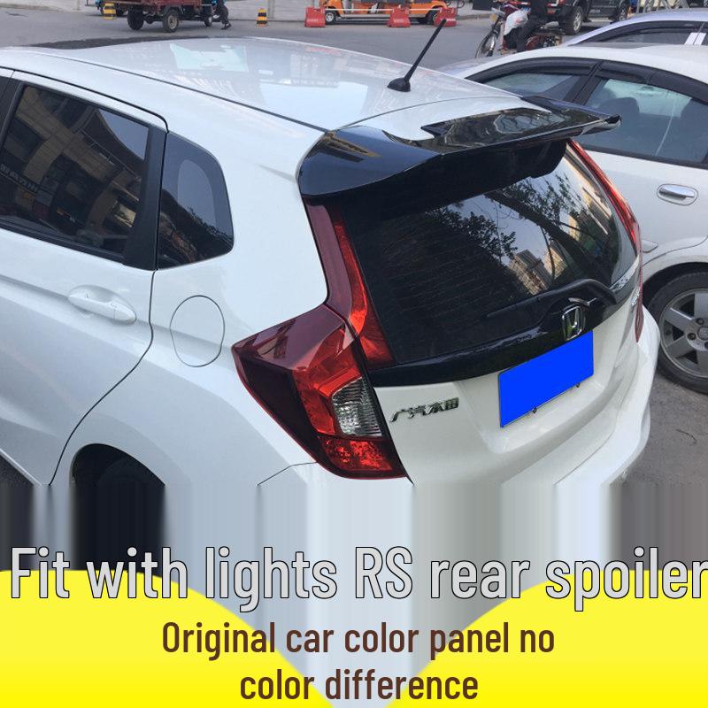 Задний спойлер на крышу Honda FIT, без сверления, 2014-2020, с подсветкой G