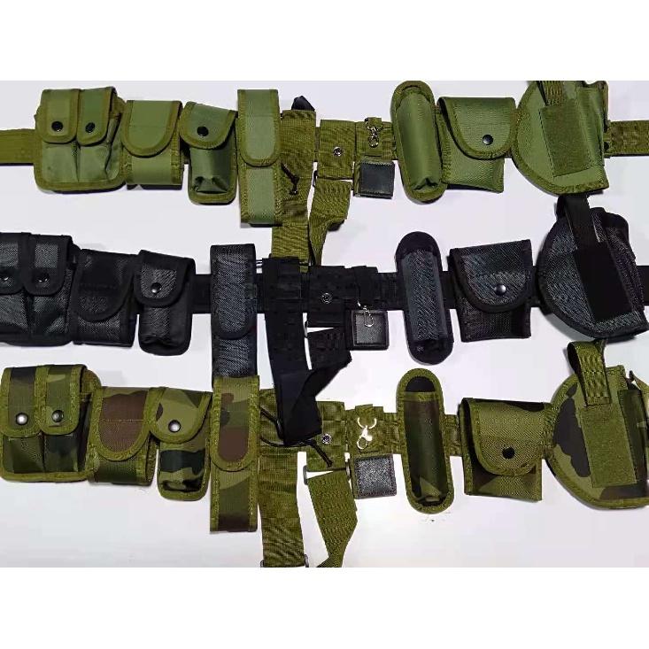 Многофункциональный пояс, комплект из 10 шт., тактический пояс, патрульный ремень безопасности, поясной ремень