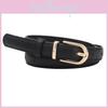 Womens Korean Style Pu Leather Dress Belt With Metal Buckle For Business And Casual Looks
