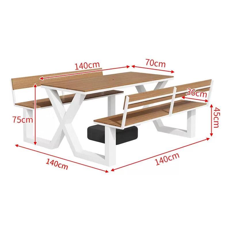 Outdoor Integrated Dining Set