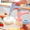 Электрический ручной миксер с зарядкой USB-C 5-в-1 беспроводной венчик для взбивания яиц и измельчения мяса портативный
