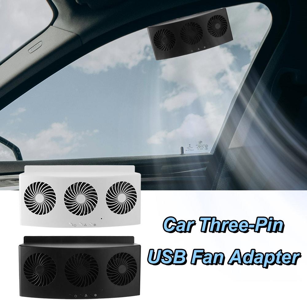 3 Head Design Ventilation Fan High Wind Power Air Circulation Fan Auto Air Circulation