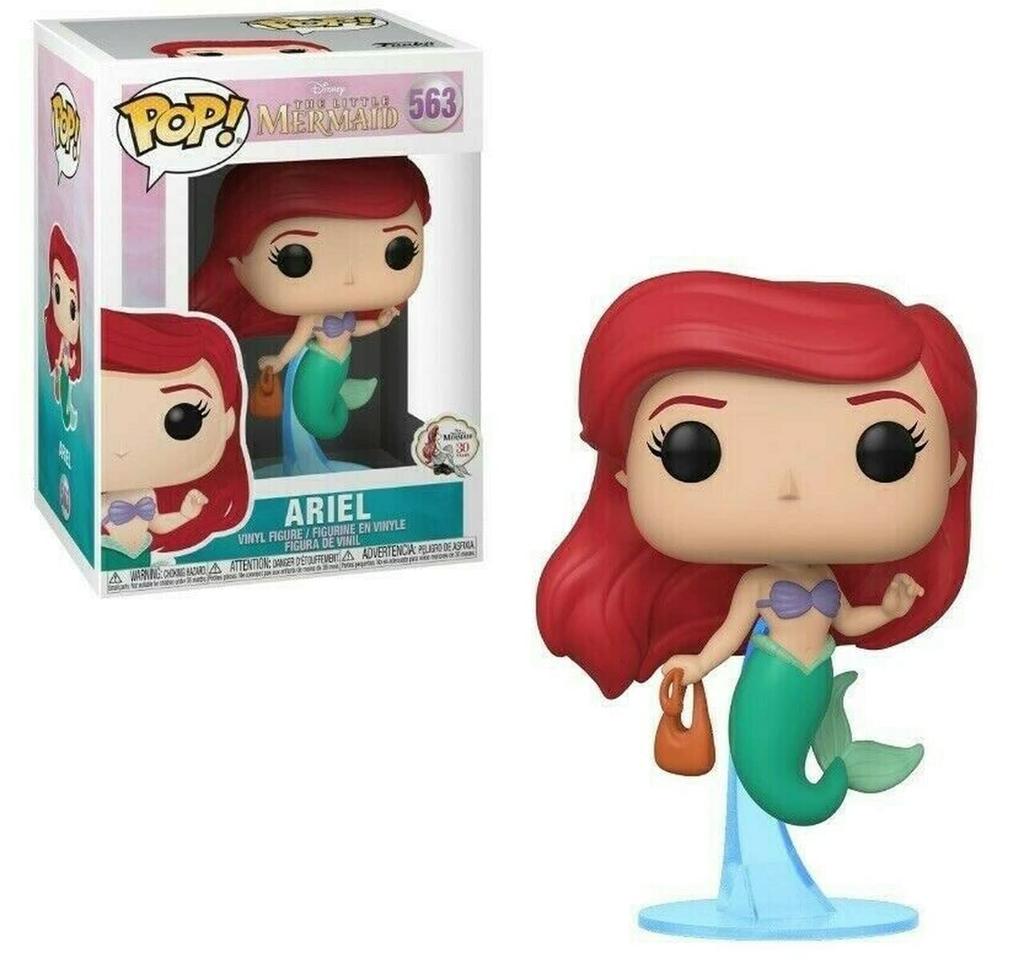 POP Disney Русалочка Ариэль с сумочкой Funko Виниловая фигурка (В комплект входит совместимый защитный чехол для коробки) Многоцветный 3.75