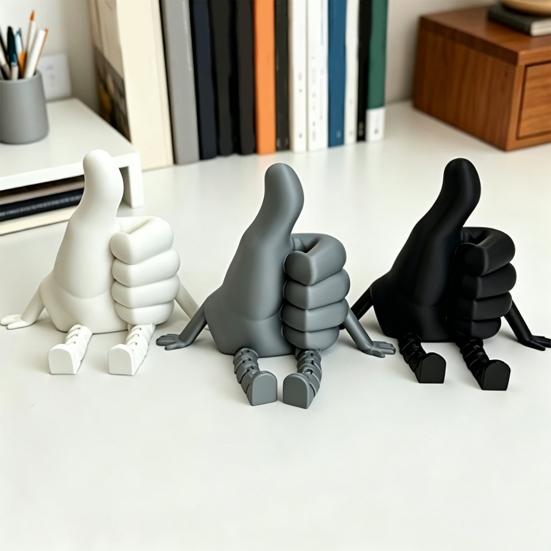 Desktop Ornament, 3D Printing One-Piece Molding with Smooth Surface, Movable Joints Adjustable Posture Figure for Healing Gift Home Decor