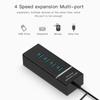 Computer Laptop 5Gbps External Ultra Slim USB 3.0 Hub Expander Adapter 4 Ports Splitter