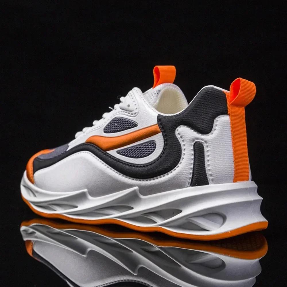 Летняя мужская тканевая обувь, дышащая, повседневная обувь на толстой подошве, мужская корейская модная спортивная обувь