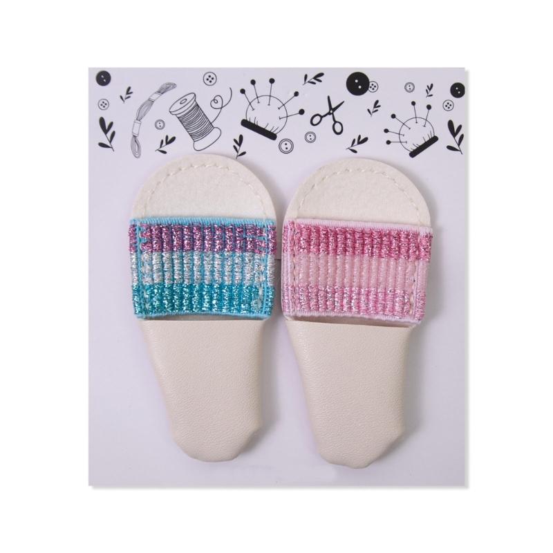 1 Pair Finger Protector Knitting Finger Guards Leather Thimbles Needle Felting Supplies for Hand Sewing Embroidery