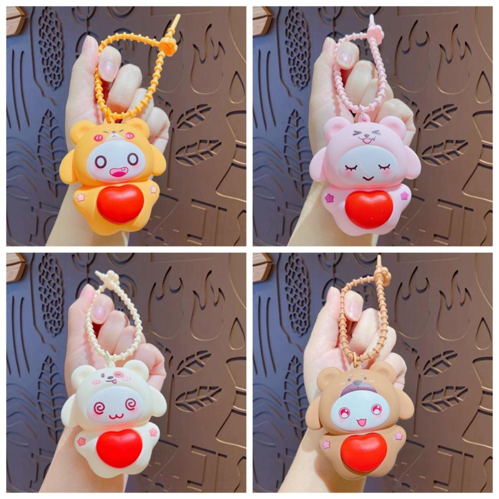 Брелок Любовь Животное Брелок Игрушка-антистресс Силиконовый Подвеска Кавайный Мультяшный Подвеска на сумку Подарок на день рождения